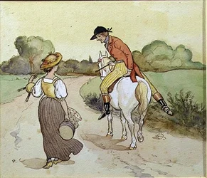"Dois-je aller avec toi, ma jolie fille ?", illustration de 