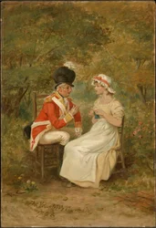 La cour du volontaire, 1798