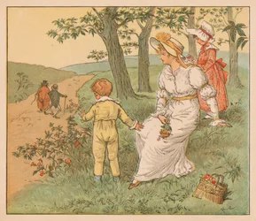 Marcher vers Mouseys Hall, vers 1883