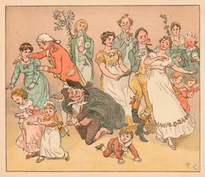...et ils se mirent tous à jouer au jeu du chat perché..., vers 1885, 1934