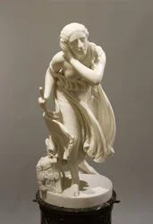 Nydia, la fille aveugle de Pompéi, c.1888 (marbre)