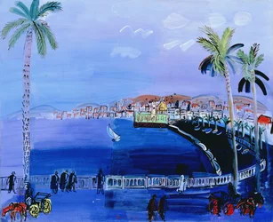 Baie des Anges, Nice, c.1926 (oil on canvas)