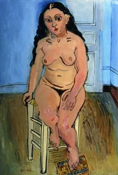 Nude Woman on Stool; Femme Nue au Tabouret