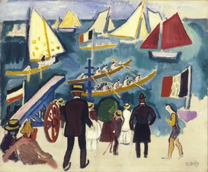 La Régate, vers 1908-10 (huile sur toile)