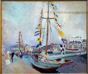 Le yacht pavillonné au Havre