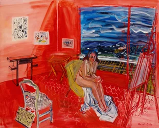 Atelier de Vence (huile sur toile)