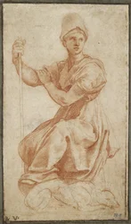 Figure féminine allégorique ; Allégorie de Fides