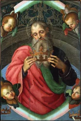 Dieu le Père (fragment du retable Baronci) (détail)