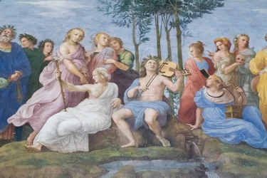 Parnasse, de la Stanza della Segnatura