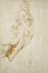 Étude pour la figure de Melpomène