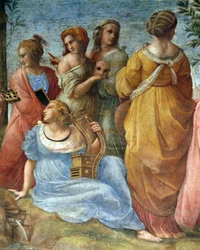 Les muses, (détail)