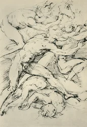 Scène de bataille, début du XVIe siècle, 1943