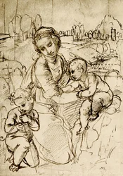 Madone et Enfant avec Saint Jean