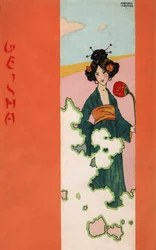 Geisha, vers 1900 (illustration)