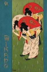 Geishas, vers 1900 (illustration)