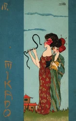 Geishas, vers 1900 (illustration)