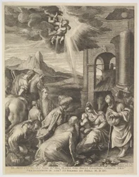 Adoration des mages, 1598