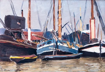 Bateaux dans un port