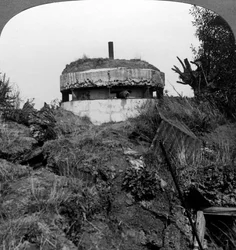 Casemate allemande, Bullecourt, France, Première Guerre mondiale, 1917