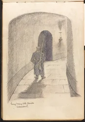 Passage menant à la douche Scharnhorst
