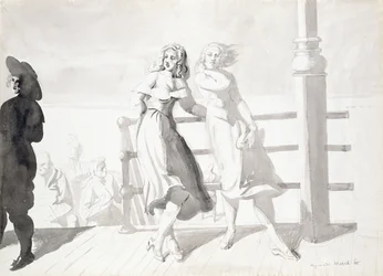 Sur la promenade