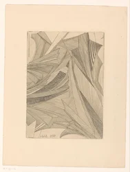 Motifs géométriques de fleurs de glace