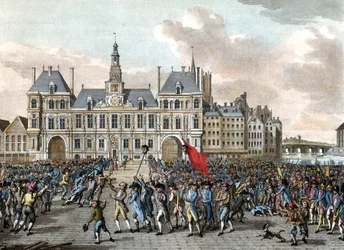 La tête de De Launay sur des piques
