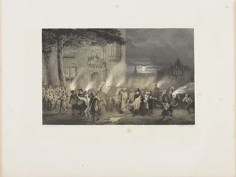 Défilé des rhétoriciens avec le bon Samaritain
