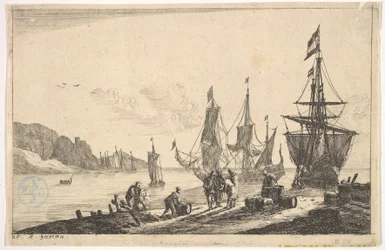 Baie avec des voiliers