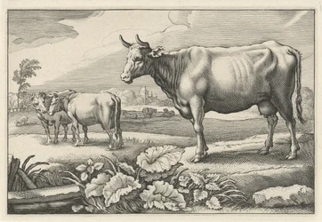 Prairie avec des vaches (Diversa Animalia Quadrupedia)