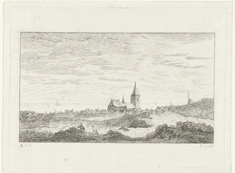 Village au bord de la mer