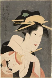 Beautés des quartiers de plaisir (Seiro bijin awase) : l