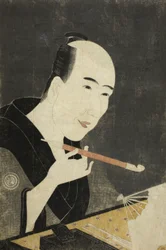 Portrait de Santo Kyoden, le Maître de Kyobashi