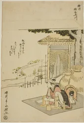 La Rivière aux bijoux de Settsu (Settsu Toi no Tamagawa), d