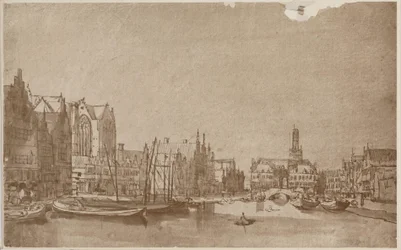 Anonymous Rokin Amsterdam vue vers Damsquare