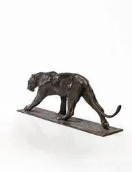 Panthère Marchant, Patte Arrière Levée, c.1904