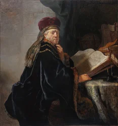 Érudit dans son étude