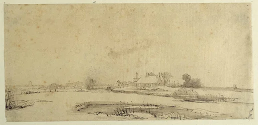 Eau, prairies et une ferme
