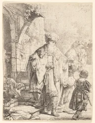 Abraham chassant Agar et Ismaël