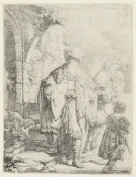 Abraham chassant Agar et Ismaël