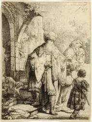 Abraham chassant Agar et Ismaël