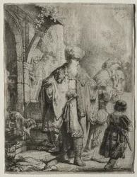 Abraham chassant Agar et Ismaël