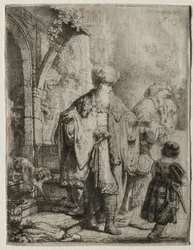 Abraham chassant Agar et Ismaël