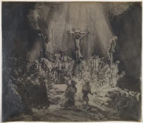 Christ crucifié entre les deux voleurs (Les Trois Croix)