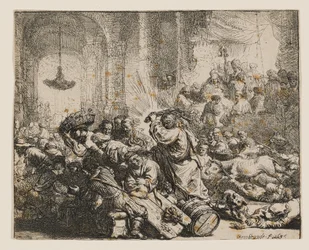 Le Christ chassant les changeurs du Temple
