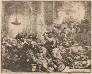 Le Christ chassant les marchands du temple
