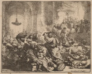 Le Christ chassant les changeurs du Temple