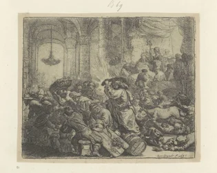 Christ chasse les changeurs du Temple