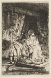 David en prière
