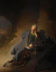 Jérémie pleurant la destruction de Jérusalem. 1630